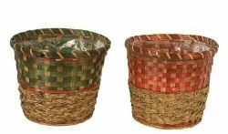 MSX1008-9 - 2 asst. style 9” Holiday pot sewn-in-liner