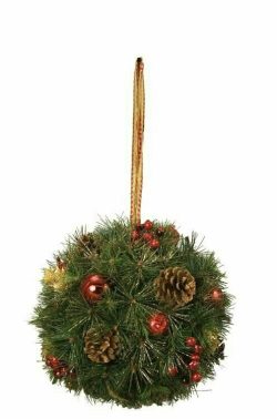 PMX6023 - 12” Pre-made decor  Kissing ball