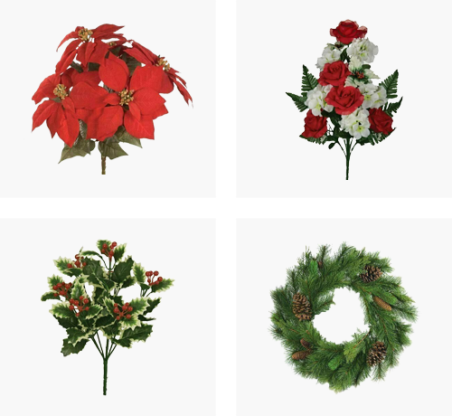 Bushes/Wreaths/Decor