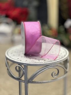 VCHF09 AZALEA - #40 Wired Organza (50 yds)-"each"  Min 1 pc - Case 12 pcs