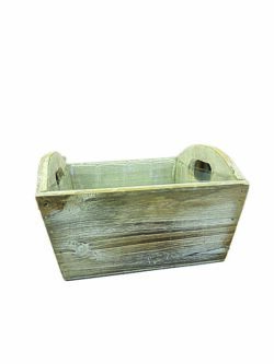 WB0407WW- - 7” square WW decor box W/L-"each" Min 12 -case pk 48 pcs